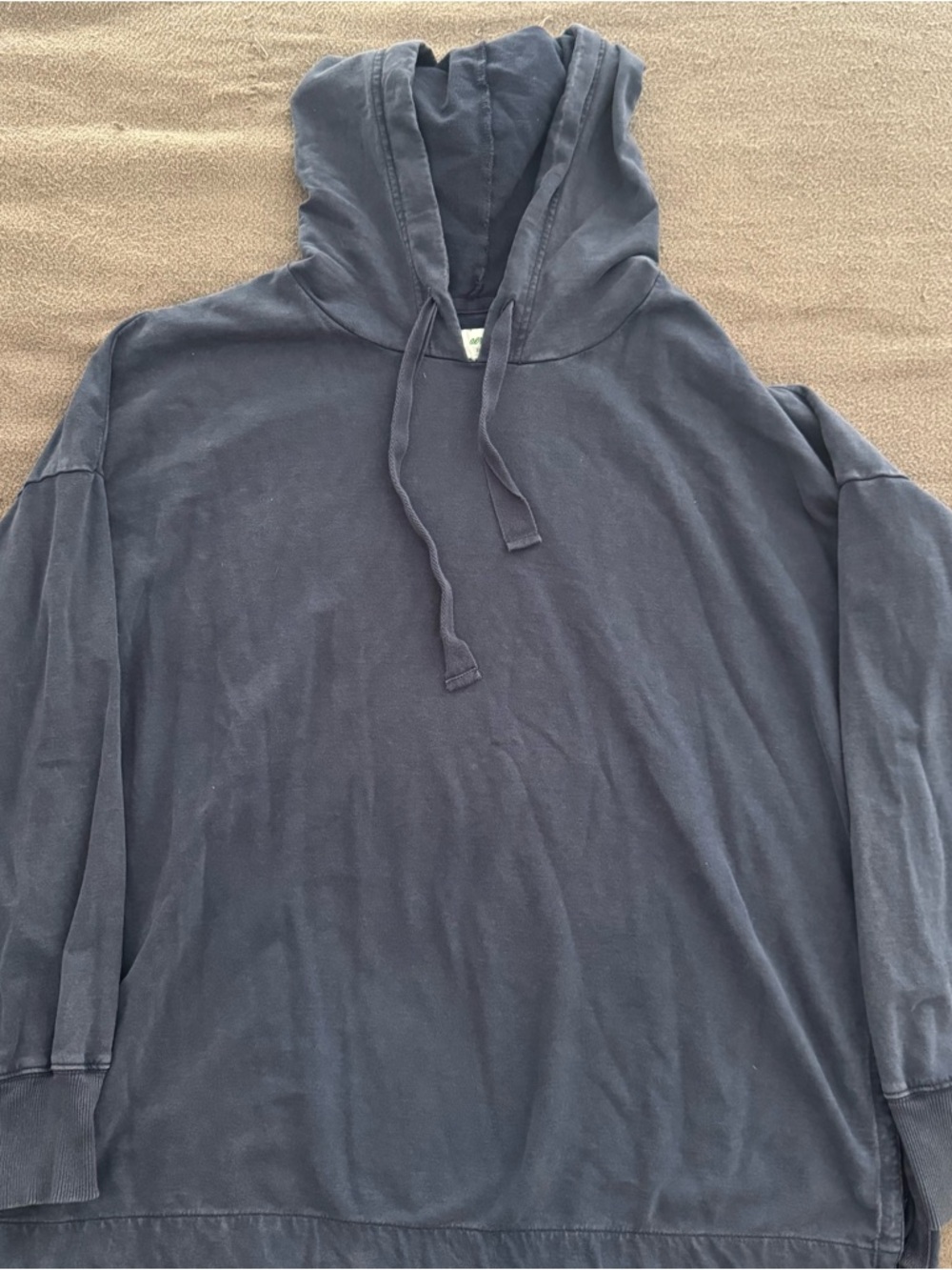 Aerie Sunwashed Pullover Hoodie in Faded Blue - Picture 3 of 6